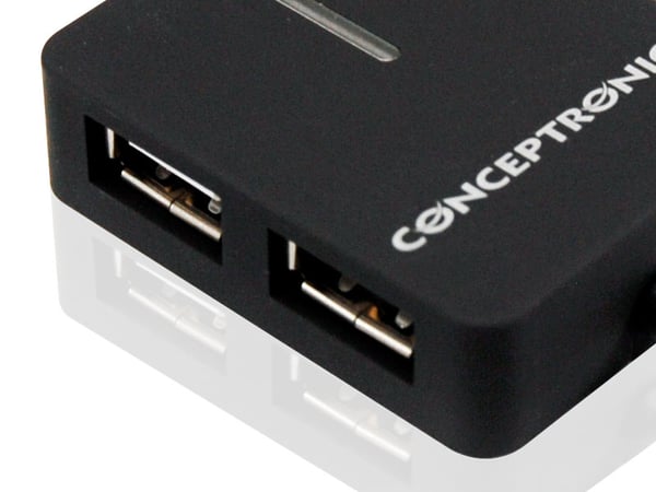 Conceptronic C4PUSB2 gränssnittshubbar 480 Mbit/s