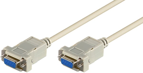 Microconnect SCSENN2 seriella kablar Vit 1,8 m DB-9