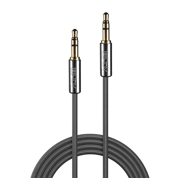 Lindy 35323 audiokaapeli 3 m 3.5mm Antrasiitti