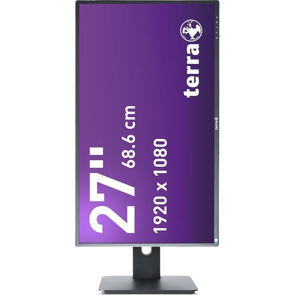 TERRA LCD/LED 2756W PV V4 schwarz GREENLINE PLUS tietokoneen litteä näyttö 68,6 cm (27") 1920 x 1080 pikseliä Full HD Musta