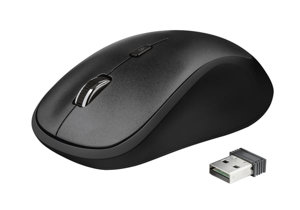 Trust Yvi Plus mus Kontor Ambidextrous RF trådløst Optisk 1600 dpi