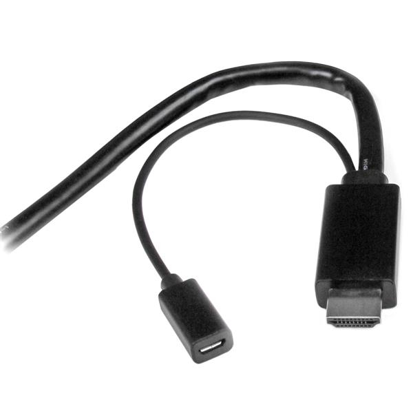 StarTech.com DPMDPHD2HD videokaapeli-adapteri 2 m DisplayPort + Mini DisplayPort + HDMI HDMI + USB Musta