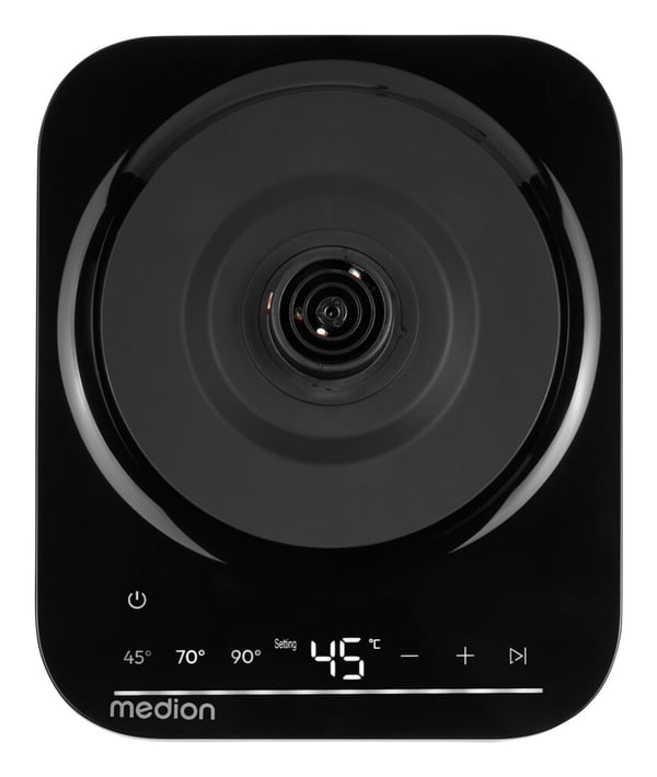 MEDION MD 12106 vattenkokare 1,5 l 2200 W Svart