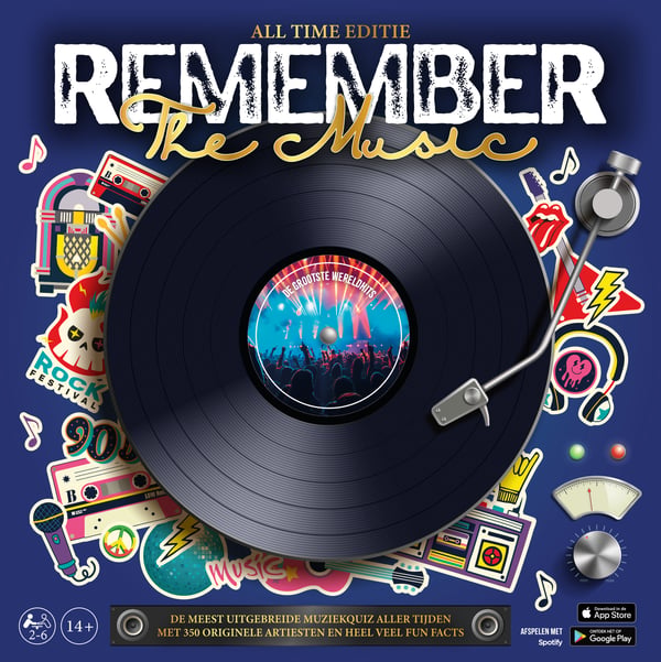 Asmodee Remember the Music - All Time Editie Remember the Music - All Time Editie Brætspil Fest
