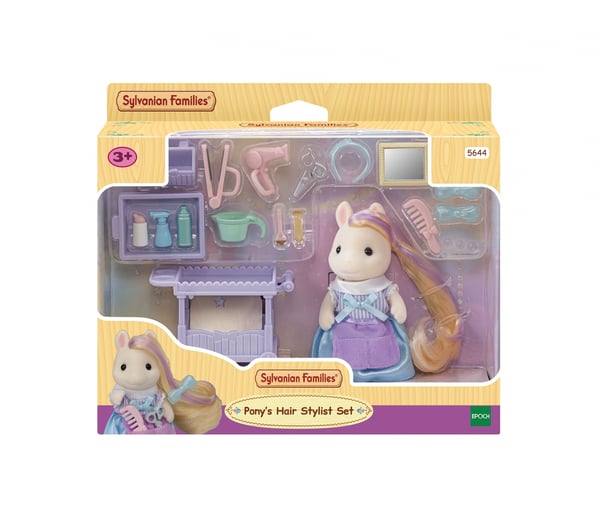 Sylvanian Families Pony Frisør legesæt med figur