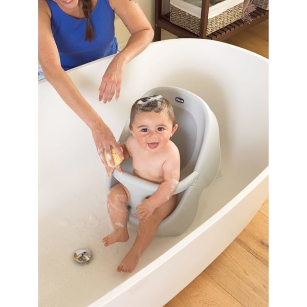 Chicco Bubble Nest babysæde til badekar Dreng/Pige Grå