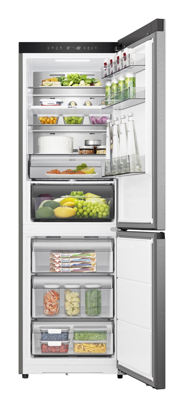 Hisense RB3K330SAIC Fristående 330 l Grå, Rostfritt stål