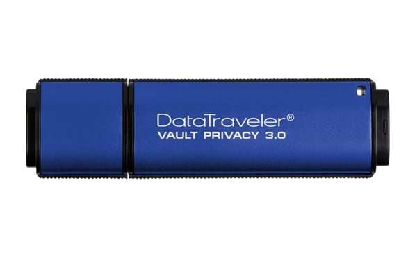 Kingston Technology DataTraveler Vault Privacy 3.0 16GB USB-sticka USB Type-A 3.2 Gen 1 (3.1 Gen 1) Blå