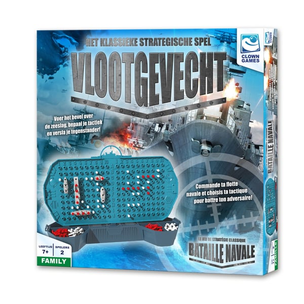 Clown Games 2009090 brætspil Sea Battle Strategi