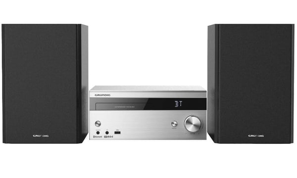 Grundig CMS 4000 BT DAB+ Kodin mikroaudiojärjestelmä 100 W Musta, Hopea