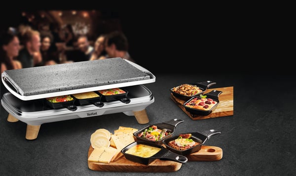 Tefal Equinox KTM PR620D raclettepannu 8 henkilö(t) 1350 W Harmaa