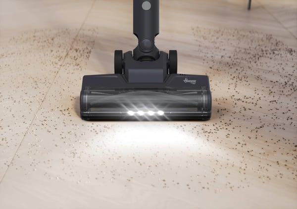 Hoover HFG10P 011 Skaftdammsugare Batteri Torr HEPA Utan påse 0,55 l 200 W Blå, Grå 2,6 Ah