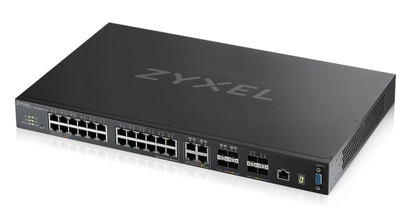 Zyxel XGS4600-32 hanterad L3 Gigabit Ethernet (10/100/1000) Svart
