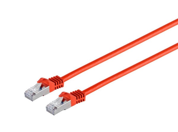 Microconnect SFTP70025R netværkskabel Rød 0,25 m Cat7 S/FTP (S-STP) Rund