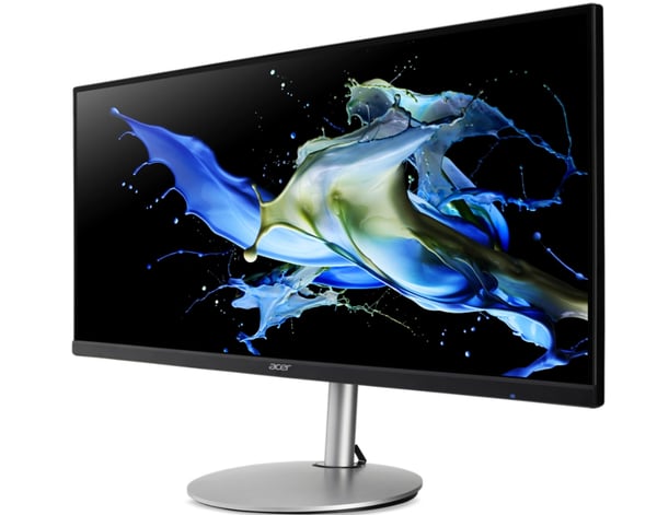 Acer CB342CU platta pc-skärmar 86,4 cm (34") 3440 x 1440 pixlar UltraWide Quad HD LCD Svart, Silver