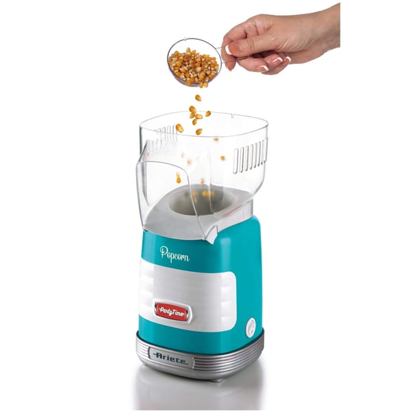 Ariete 2956/01 popcornkone Sininen, Läpinäkyvä 2 min 1100 W