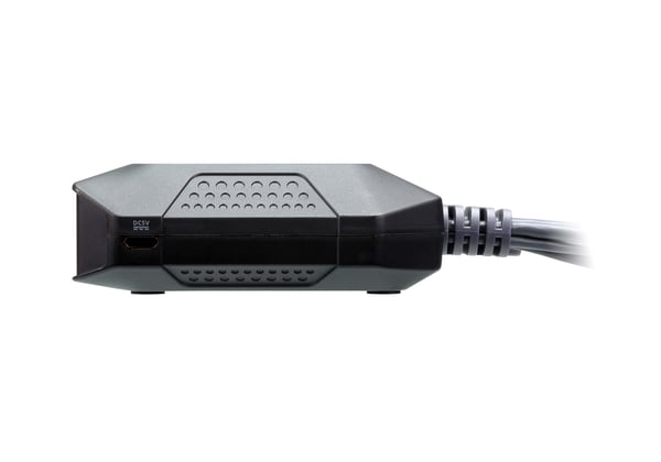 ATEN 2-portars USB 4K KVM-switch med HDMI-kabel och fjärrportsväljare