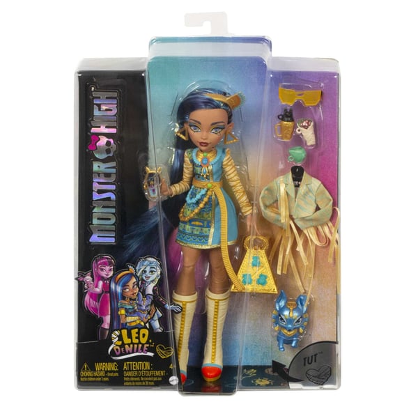 Monster High Monster High-dockor med kläder, husdjur och accessoarer
