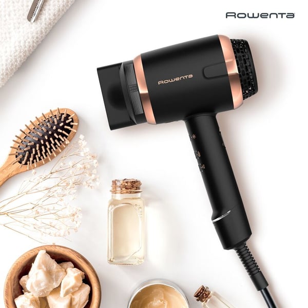 Rowenta Ultimate Experience CV9820 hiustenkuivain 1500 W Musta, Kupari