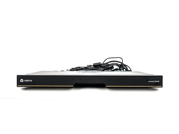 Vertiv Avocent LRA185KMM-001 rack-konsol 48,3 cm (19") 1366 x 768 pixel Plast, Stål Sort 1U