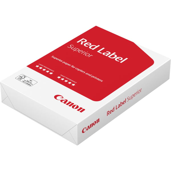 Canon Red Label Superior FSC printpapir A4 (210x297 mm) 500 ark Hvid Canon Red Label Superior FSC printpapir A4 (210x297 mm) 500 ark Hvid