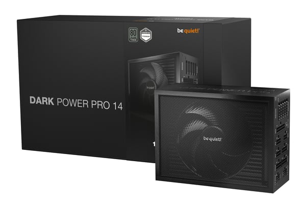 be quiet! Dark Power Pro 14 IO virtalähdeyksikkö 1600 W 20+4 pin ATX ATX Musta