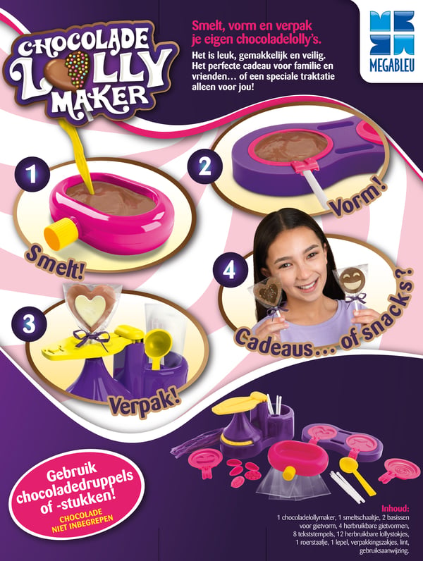 MEGABLEU Chocolade Lolly Maker