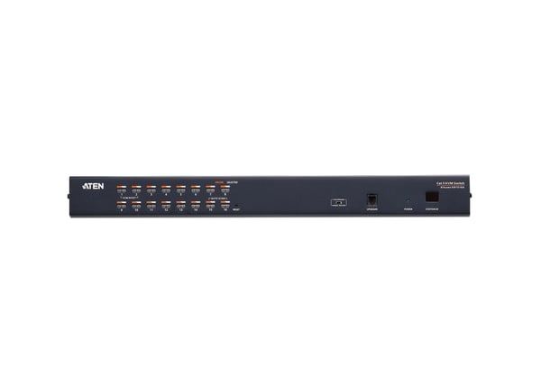 ATEN KH1516A KVM-kytkin Telineasennus Musta