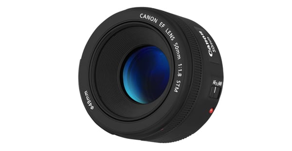 Canon EF 50mm f/1.8 STM MILC/SLR Vakio-objektiivi Musta