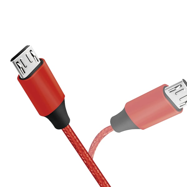 LogiLink CU0151 USB-kabel USB 2.0 0,3 m USB A Micro-USB B Rød