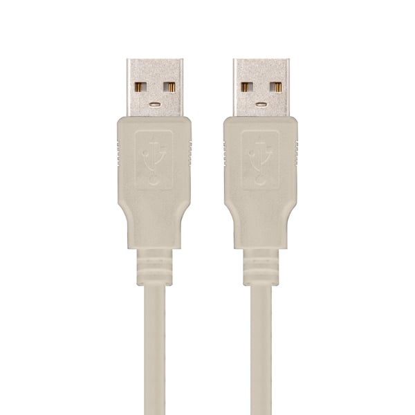 Nanocable 10.01.0303 USB-kabel USB 2.0 2 m USB A Beige