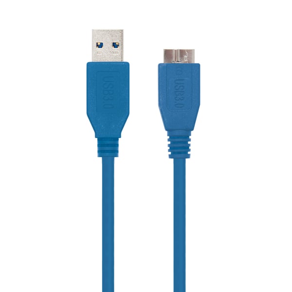 Nanocable 10.01.1101-BL USB-kabel USB 3.2 Gen 1 (3.1 Gen 1) 1 m USB A Micro-USB B 5 Gbit/sek. Blå