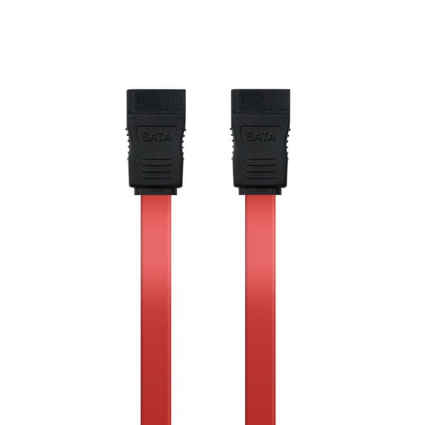 Nanocable 10.18.0101 SATA-kabel 0,5 m Sort, Rød