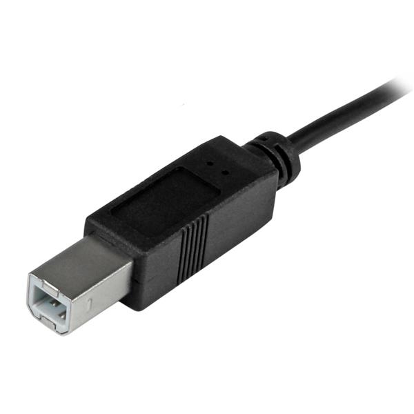 StarTech.com USB2CB1M USB-kaapeli USB 2.0 1 m USB C USB B 0,48 Gbit/s Musta