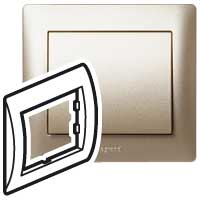 Legrand Yksiosainen kehys Sistena Life titaani 771401