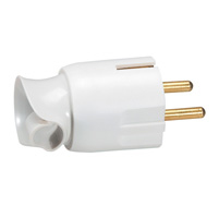 Legrand Kannettava kääntyvä pistoke 2P+Z 16A valkoinen - 50172