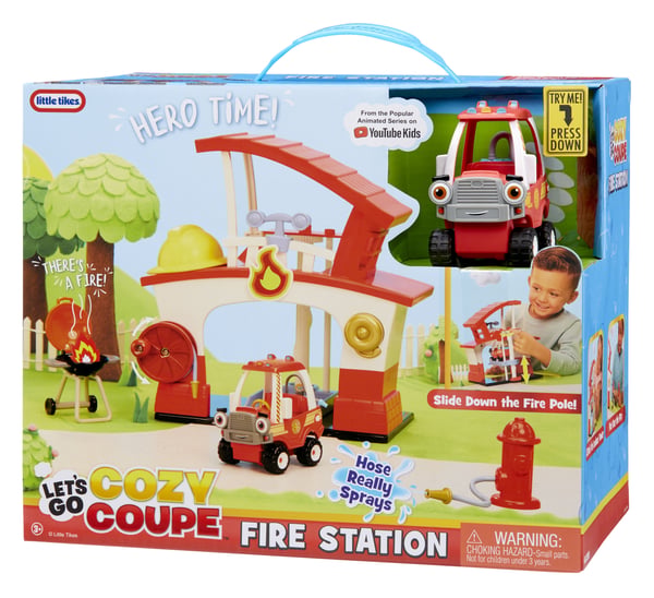Little Tikes Let's Go Cozy Coupe Fire Station