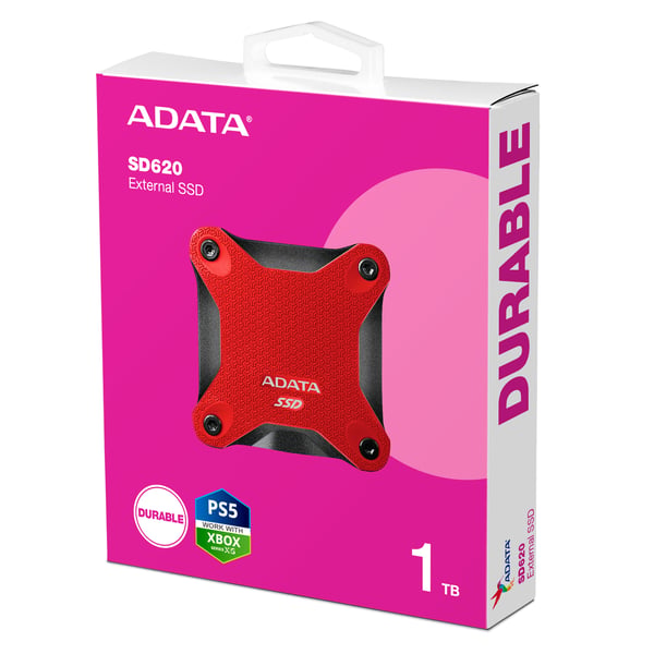 ADATA SD620 1 TB Micro-USB B 3.2 Gen 2 (3.1 Gen 2) Röd