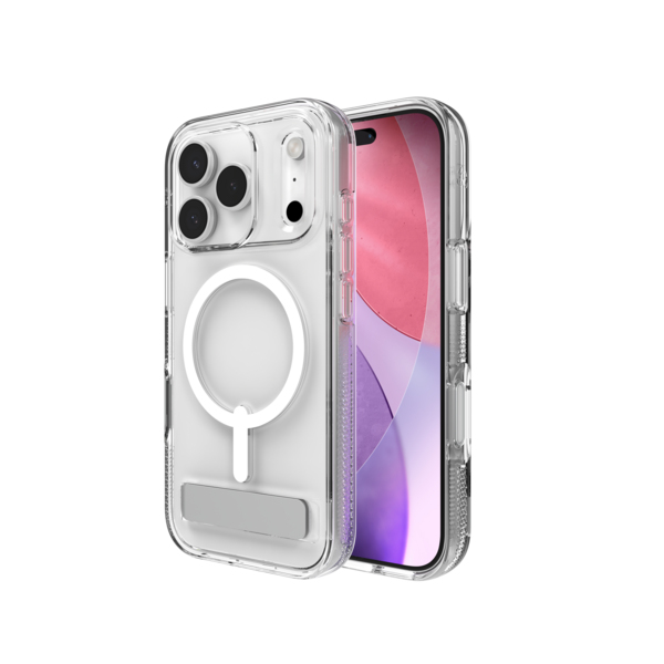 ZAGG Crystal Palace Snap Kickstand (Button Cover) mobiltelefon etui 16 cm (6.3") Transparent
