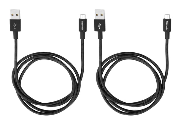 Verbatim 48874 USB-kabel USB 3.2 Gen 1 (3.1 Gen 1) 1 m Micro-USB A USB A Sort