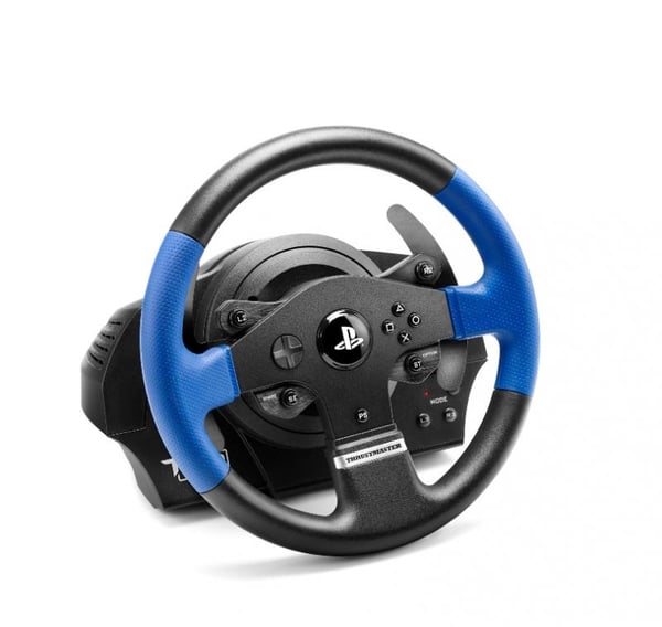 Thrustmaster T150 Force Feedback Musta, Sininen USB Ohjauspyörä + polkimet PC, PlayStation 4, Playstation 3