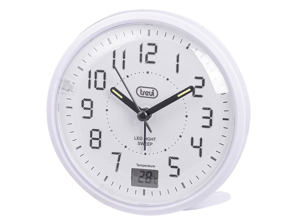 Trevi SL 3P27 Quartz-väckarklocka Vit