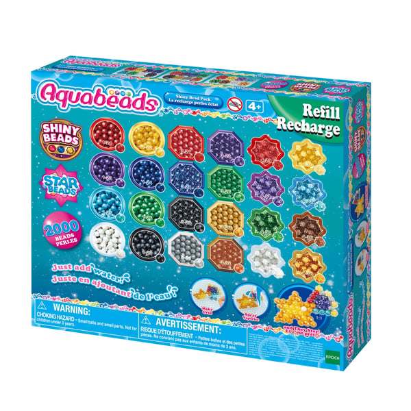 Aquabeads Förpackning med glänsande pärlor