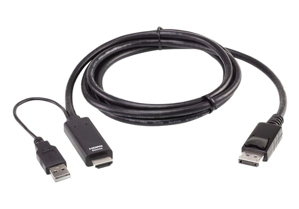 ATEN True 4K 1,8 m HDMI till DisplayPort-kabel ATEN True 4K 1,8 m HDMI till DisplayPort-kabel