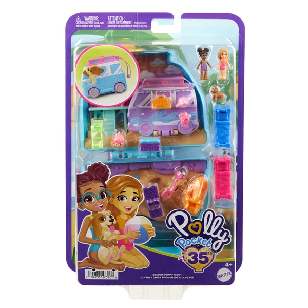 Polly Pocket SEASIDE PUPPY RIDE-æske