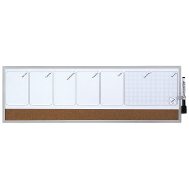 Rexel 1903780 magnettavle og tilbehør 585 x 190 mm Brun, Hvid