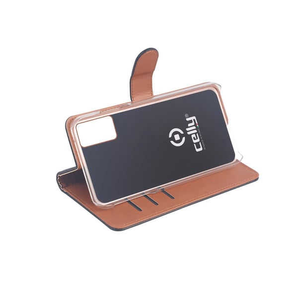 Celly WALLY906 mobiltelefon etui 15,5 cm (6.1") Tegnebogsetui Sort