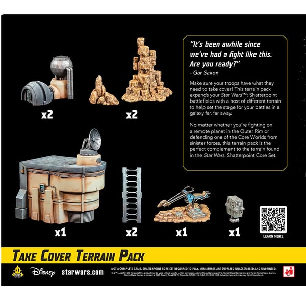 Asmodee Star Wars: Shatterpoint - Take Cover Terrain Pack Spillebræt