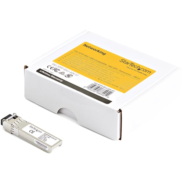 StarTech.com Brocade 10G-SFPP-BXU-40K-kompatibel SFP+ sändarmodul - 10GBASE-BX (uppströms)