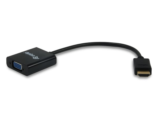 Equip 11903607 videokabel adapter HDMI Type A (Standard) VGA (D-Sub) Sort